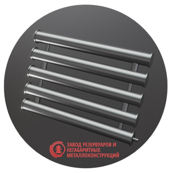 Регистры отопления пятирядные РСП-5x57x2.0-9000 мм