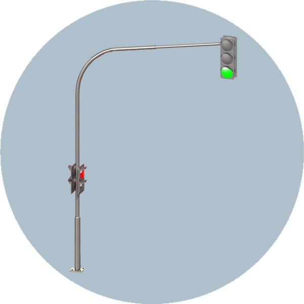 Светофорная опора ОГСГ-7,0-5,0