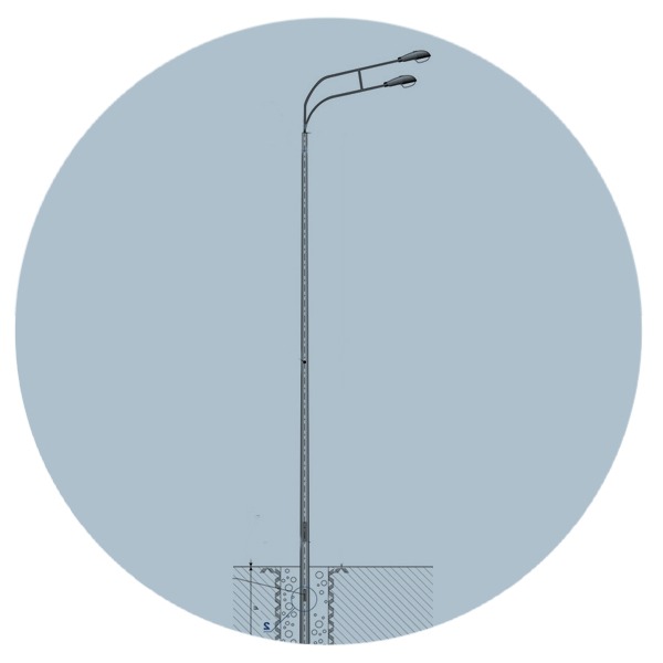 Опора освещения НФК-10,0-02-ц