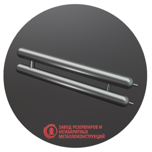 Регистры отопления двухрядные РСЭ-2x42x2.0-5000 мм