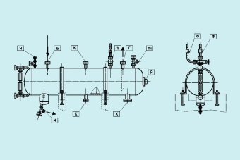 Чертеж Ресивер водорода