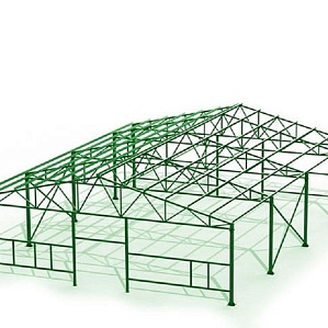 Проект быстровозводимого здания 6×24 м - 144 м2